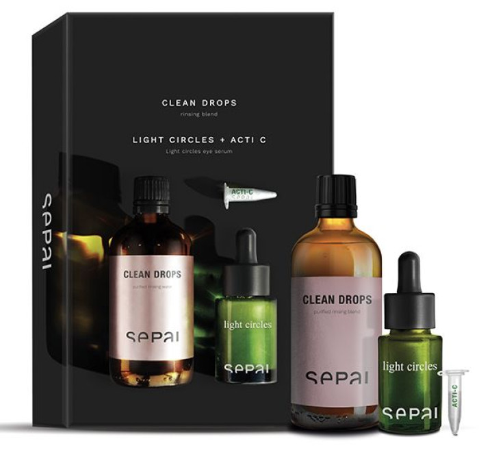 Набір Sepai від синяків під очима LIGHT CIRCLES + CLEAN DROPS PACK