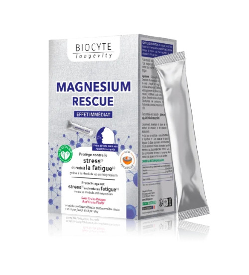 Пищевая добавка антистресс Biocyte MAGNESIUM RESCUE 360MG, 14 стиков
