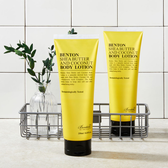 Лосьон для тела с маслом ши и кокосом, Benton Shea Butter and Coconut Body Lotion, 250 мл
