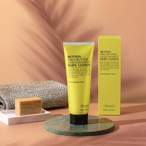 Лосьон для тела с маслом ши и кокосом, Benton Shea Butter and Coconut Body Lotion, 250 мл