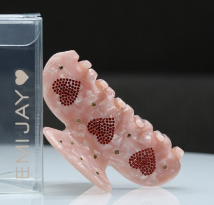 Крабик для волосся Emi Jay Sweetheart Clip In Love Bug