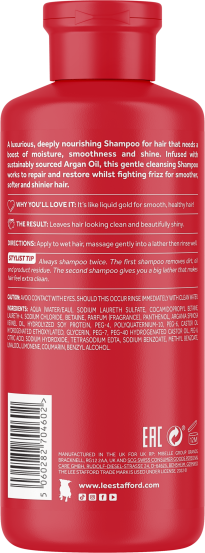 Питательный шампунь с аргановым маслом Lee Stafford Argan Oil от Morocco Nourishing Shampoo, 250 мл