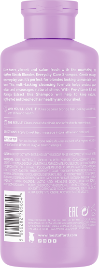 Щоденний шампунь для освітленого волосся Lee Stafford Bleach Blondes Everyday Care Shampoo, 250 мл