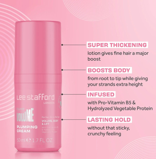 Крем для об'єму Lee Stafford Plump up The Volume Plumping Cream, 50 мл