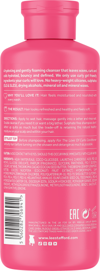 Бессульфатный шампунь для вьющихся волос Lee Stafford For The Love Of Curls Shampoo, 250 мл