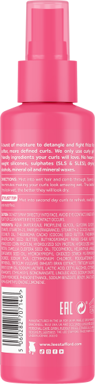 Зволожуючий спрей-кондиціонер для хвилястого та кучерявого волосся Lee Stafford For The Love Of Curls Leave In Conditioning Moisture Mist, 150 мл