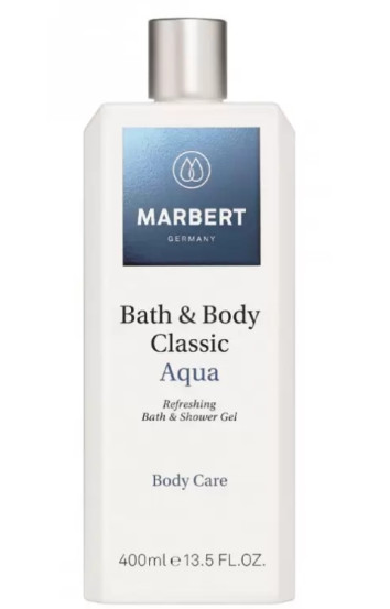 Гель для душу Marbert Bath & Body Classic Aqua Refreshing Bath & Shower Gel, 400 мл
