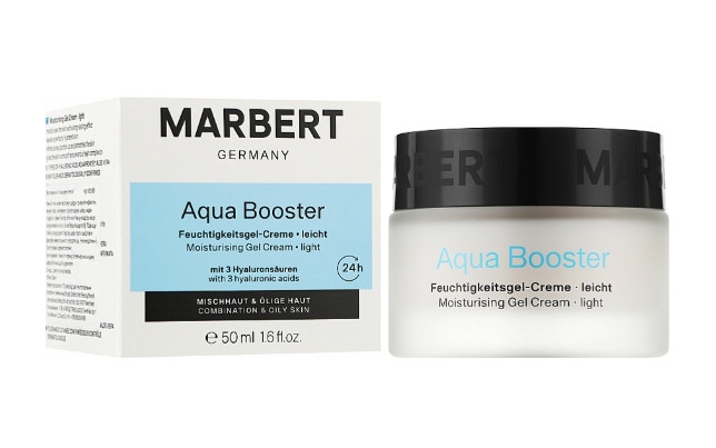 Зволожувальний крем-гель для комбінованого та жирного типу шкіри Marbert Moisturising Gel Cream light, 50 мл
