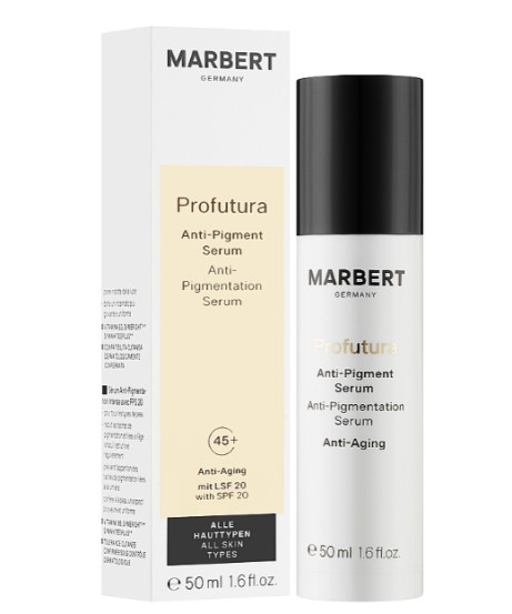 Интенсивная антивозрастная сыворотка против пигментации Marbert Anti-Pigmentation Serum SPF20, 50 мл