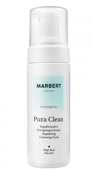 Очищающая пенка для жирной кожи Marbert PuraClean Regulating Cleansing Foam, 150 мл