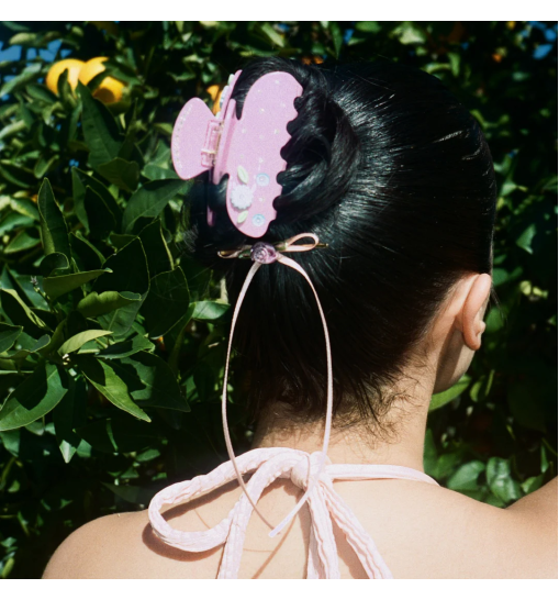 Крабік для волосся Emi Jay Sweetheart Clip in Mauve Bloom