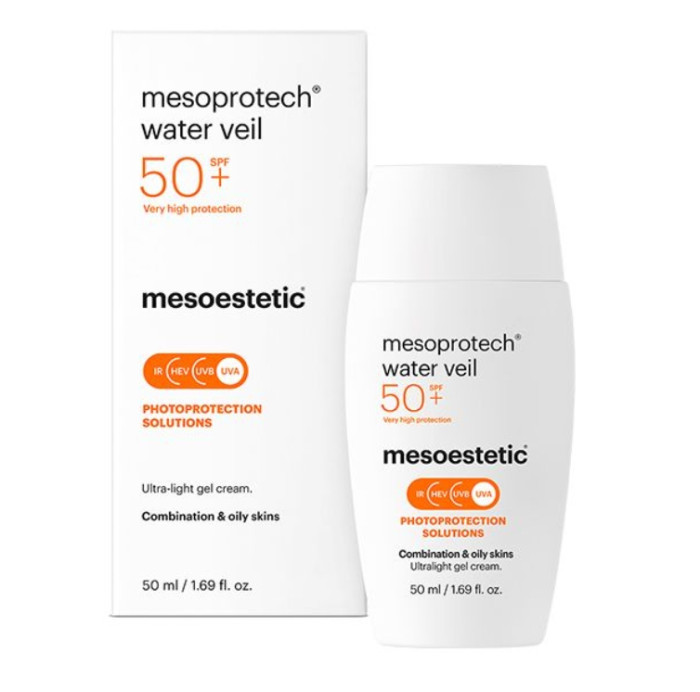 Увлажняющая анти-возрастная вуаль Mesoestetic Mesoprotech Water Veil SPF50, 50 мл