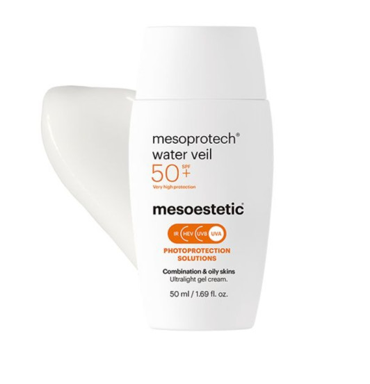 Увлажняющая анти-возрастная вуаль Mesoestetic Mesoprotech Water Veil SPF50, 50 мл