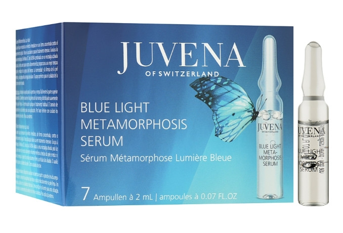 Сироватка для обличчя з амінокислотами Juvena Blue Light Metamorphosis Serum, 7х2 мл