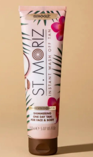 Бронзатор с легким эффектом загара St.Moriz Coconut Tan Instant Wash Off Tan, 150 мл