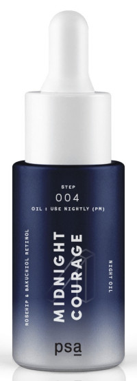 Ночное масло с ретинолом PSA Midnight Courage Rosehip & Bakuchiol Retinol Night Oil, 15 мл
