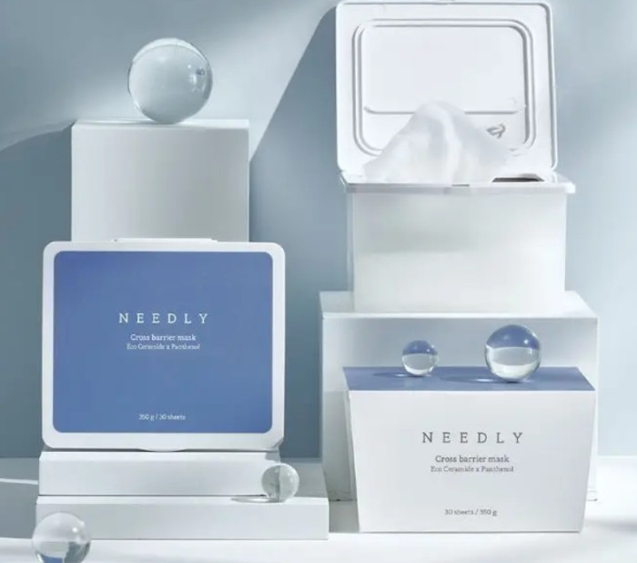 Набор тканевых масок с керамидами Needly Crossbarrier Mask, 30 шт