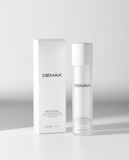 Ночной заполняющий лифтинг-крем с пептидами Demax Age control ultra-lifting peptide filler night cream, 50 мл