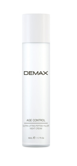 Ночной заполняющий лифтинг-крем с пептидами Demax Age control ultra-lifting peptide filler night cream, 50 мл