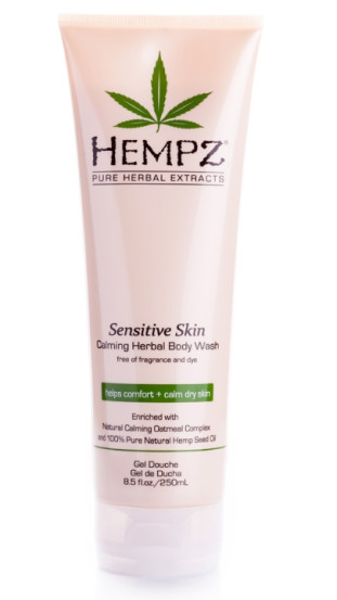 Заспокійливий гель для душу для чутливої шкіри Hempz Calming Wash For sensitive skin, 250 мл
