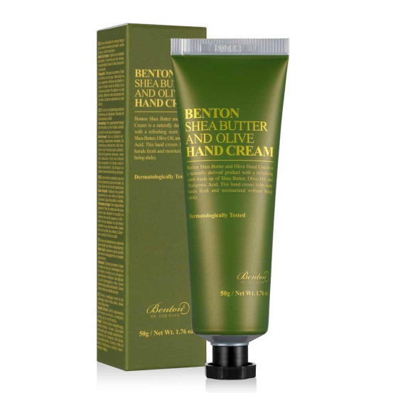 Крем для Рук с Маслом Ши и Оливы Benton Shea Butter and Olive Hand Cream, 50 г