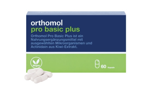 Вітаміни для оптимізації травлення і роботи кишечника Orthomol Pro Basic Plus, 60 шт