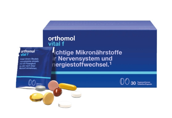 Витамины от стресса Orthomol Vital F, 150 таблеток + 90 капсул