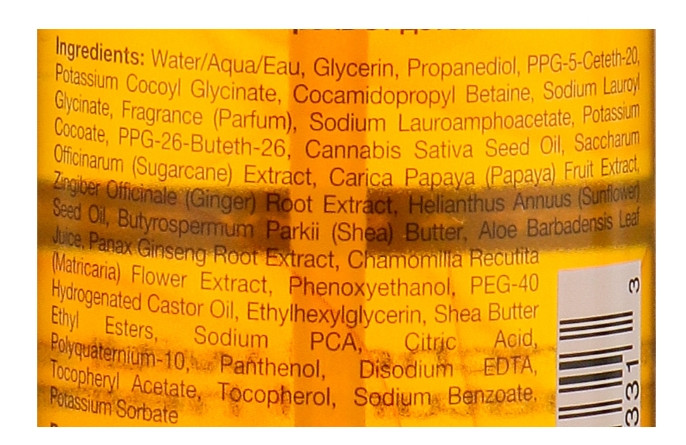 Гель-мус для душу "Цукрова тростина та папайя" Hempz Sugarcane and Papaya Herbal Foaming Body Wash, 250 мл