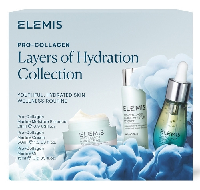 Набор Трио Про-Коллаген мгновенное увлажнение кожи Elemis Pro-Collagen Layers of Hydration Collection Kit