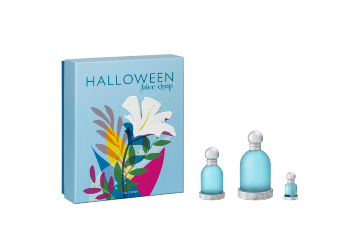 Подарочный набор для женщин Jesus Del Pozo Halloween Blue Drop Xmas Set (туалетная вода 100 мл + 30 мл + 4.5 мл)