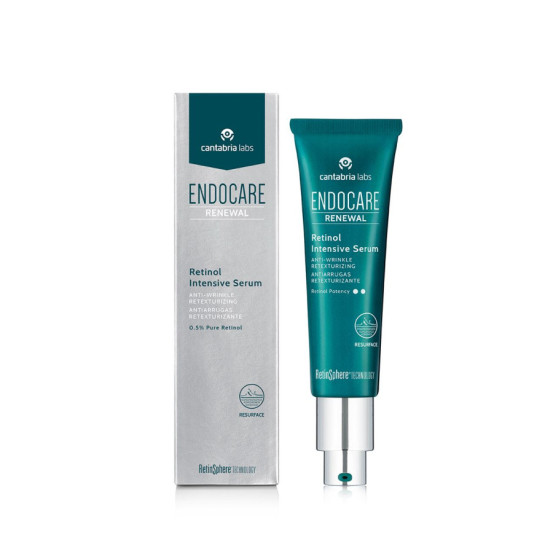 Антивікова безводна сироватка з ретинолом Cantabria Labs Endocare Renewal Retinol Intensive Serum 0,5%, 30 мл