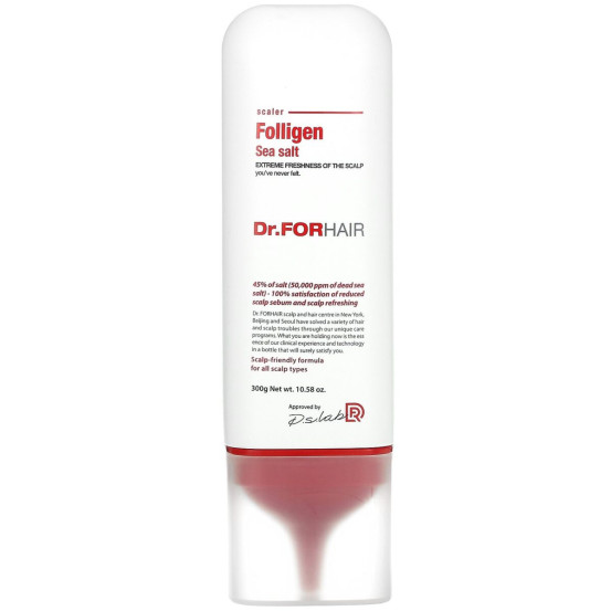 Пилинг для кожи головы с частицами из соли мертвого моря Dr. FORHAIR, 300 мл