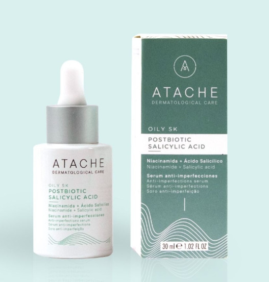 Постбиотическая салициловая сыворотка Atache Oily SK Postbiotic Salicylic Serum, 30 мл