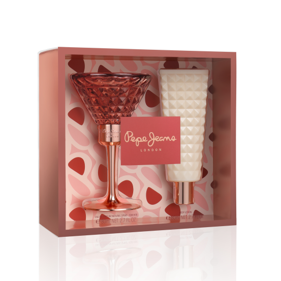 Парфумований набір для жінок Pepe Jeans Life is now her Gift Set (парфумована вода 80 мл + лосьйон для тіла 80 мл)
