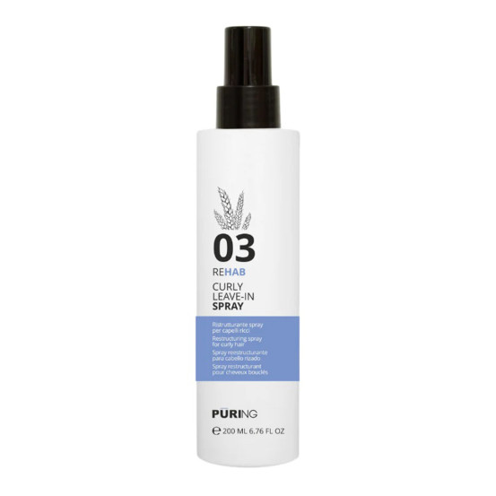 Реструктурирующий спрей для вьющихся волос PURING 03 REHAB CURLY LEAVE-IN SPRAY, 200 мл