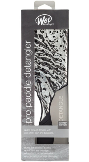 Расческа Wet Brush Pro Mineral Sparkle Paddle-Charcoal