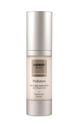 Антивозрастной крем для кожи вокруг глаз Marbert Profutura Anti-Aging Eye Cream Gold, 15 мл