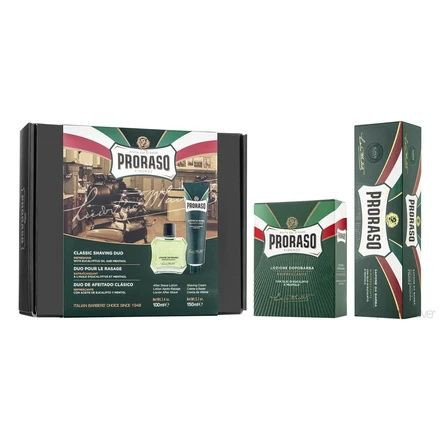 Подарочный набор для бритья Proraso Duo Pack Tube + Lotion Refreshing