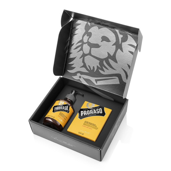 Подарунковий набір для бороди Proraso Duo Pack Balm + Shampoo Wood & Spice