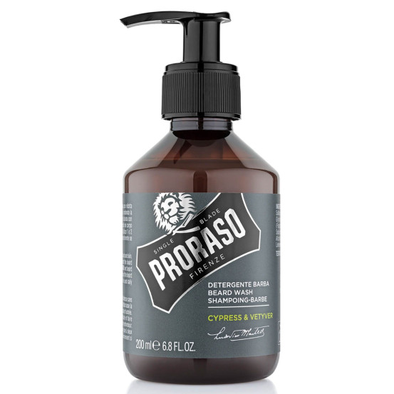 Шампунь для бороди Proraso Cypress & Vetyver Beard Shampoo, 200 мл