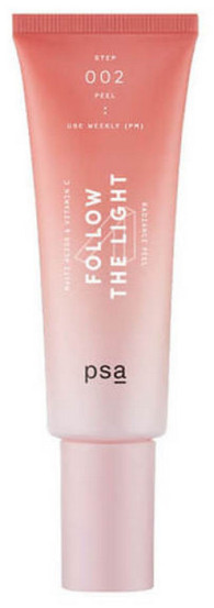 Кислотно-вітамінний пілінг для блиск шкіри PSA Follow The Light Multi Acids & Vitamin C Radiance Peel, 50 мл