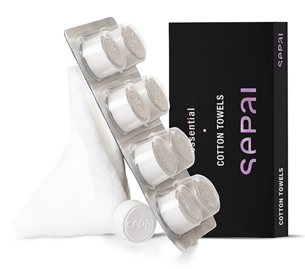 Хлопчатобумажные полотенца Sepai Cotton Towels, 48 шт
