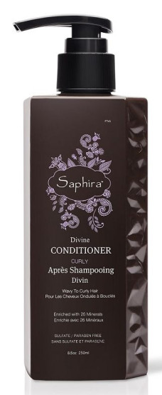 Кондиционер для вьющихся волос минеральный Saphira CURLY, 90мл