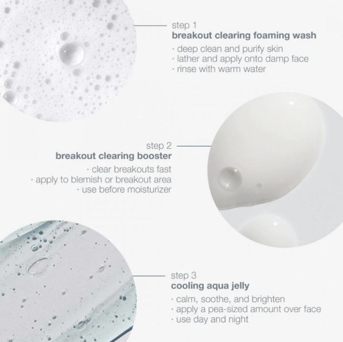 Лікувальний набір Очищення та догляд за проблемною шкірою Dermalogica Clear Start Breakout Clearing Kit