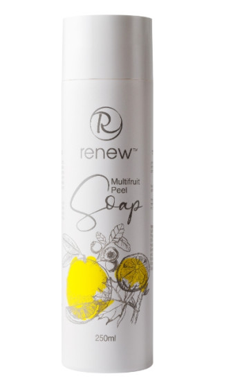 Мультифруктовое отшелушивающее гель-мыло RENEW Multifruit Peel Soap, 250 мл