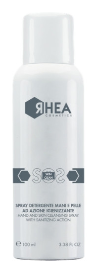 Очищающий спрей санитайзер для рук и кожи Rhea SOS SkinClean, 100 мл