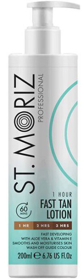 Автобронзат-лосьон для экспресса загара St Moriz Professional Fast Tan Lotion, 200 мл