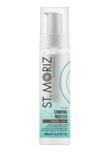 Автобронзант-мусс St. Moriz Pro, Clear Mousse Medium-Dark, 200 мл