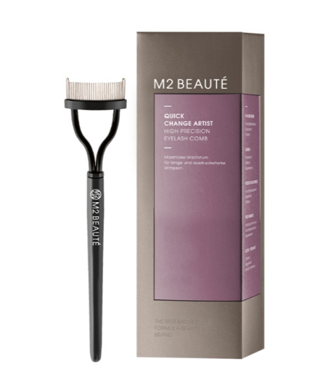 Сталева щіточка-розділювач для вій M2 Beaute HIGH PRECISION EYELASH COMB