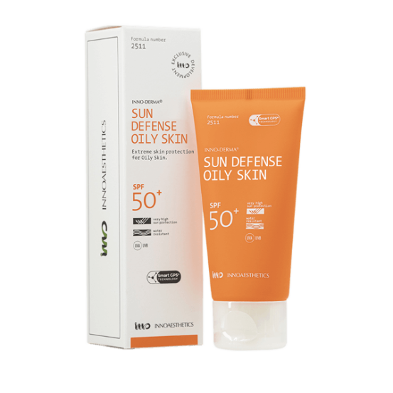 Сонцезахисний зволожуючий крем із SPF 50 Innoaesthetics Sun Defense SPF 50+ 60 g